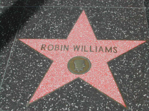 Williams' star on the Hollywood Walk of Fame