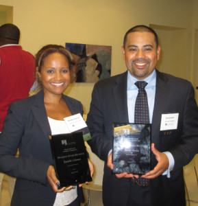 Diversity Award recipients Danielle Coleman and David Abella