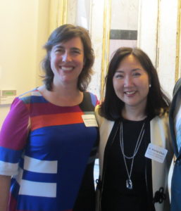 From left, Johanna Hartwig, A. Marisa Chun