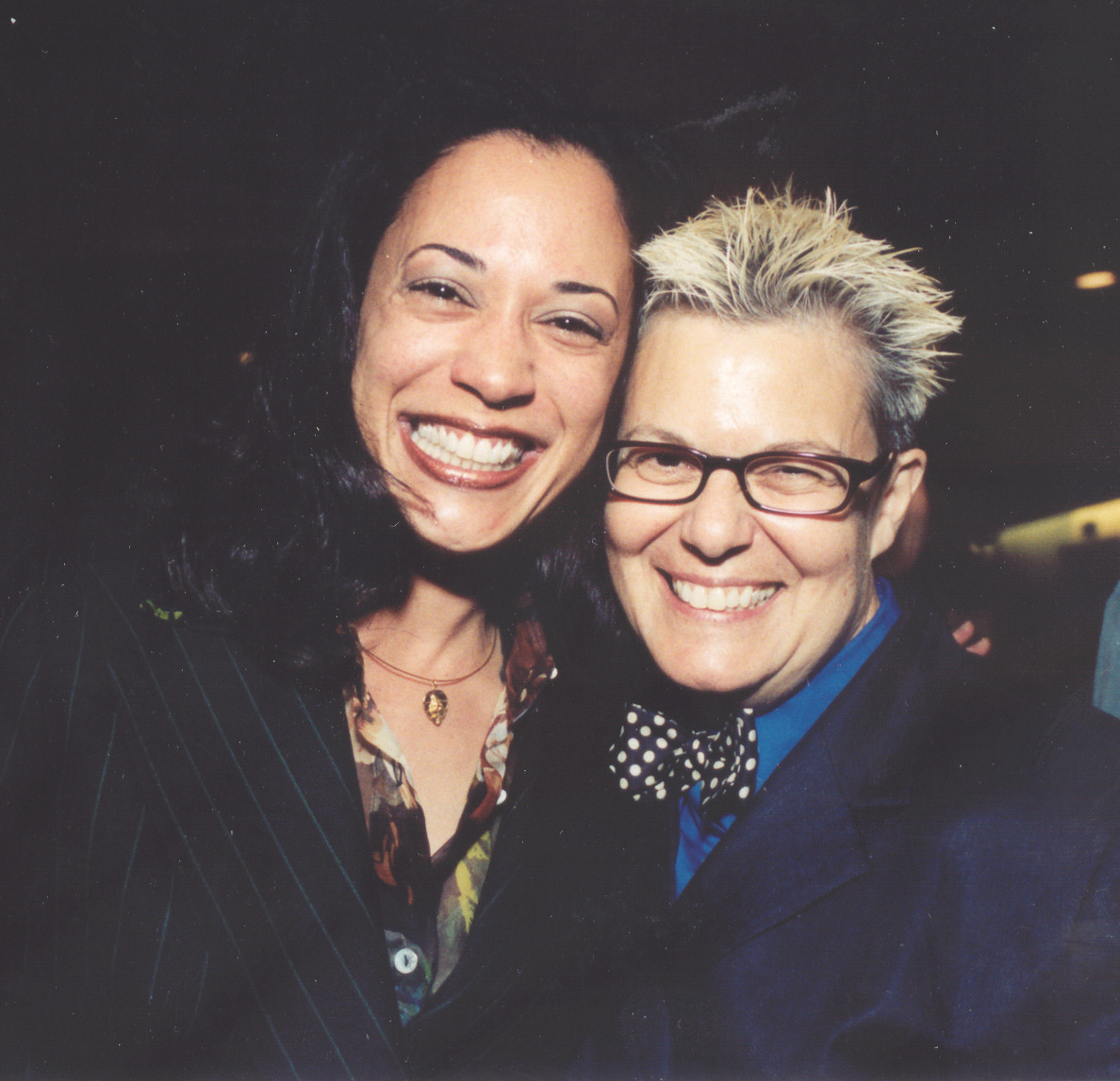 Kamala Harris with VLSP Director Tanya Neiman in the early 2000s