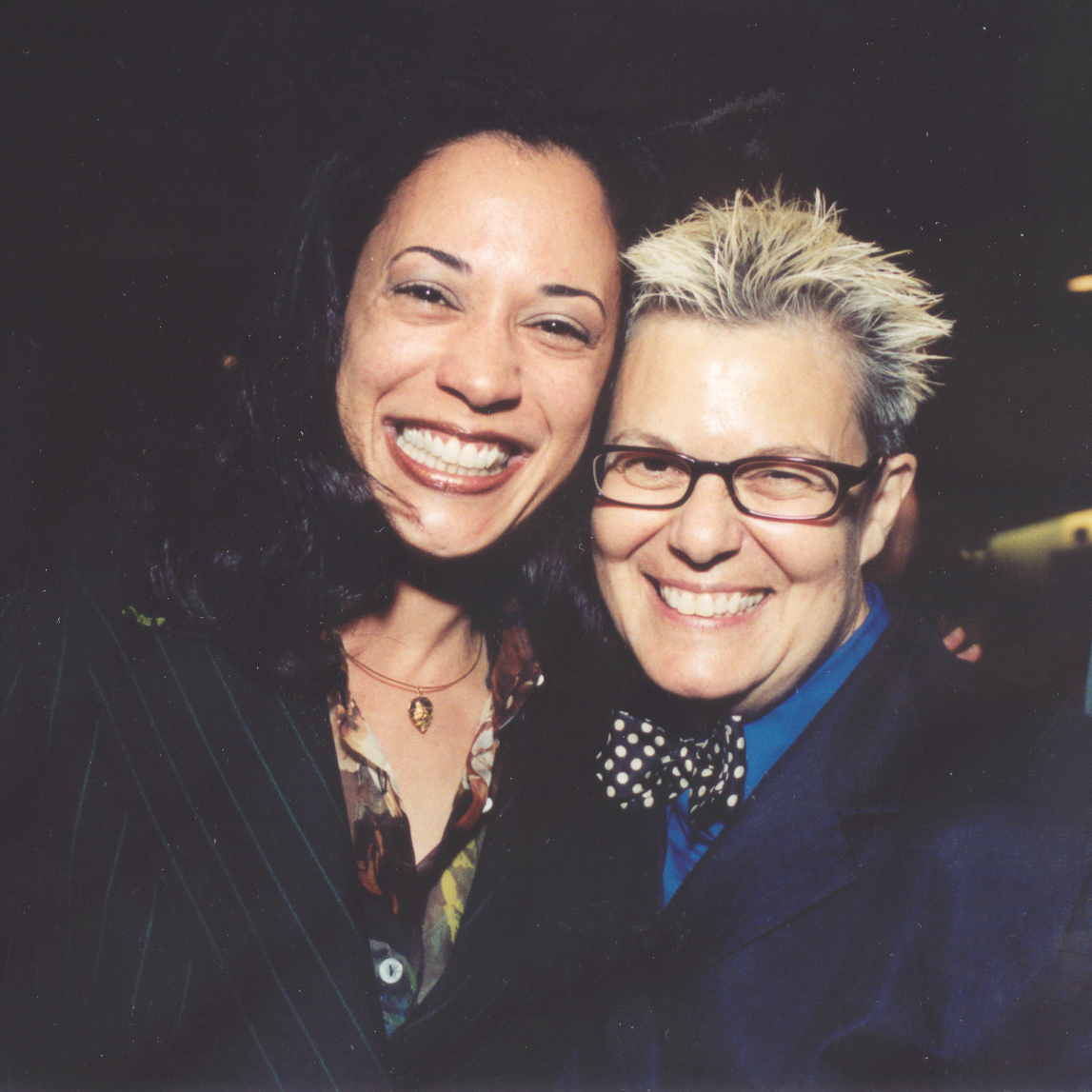 Kamala Harris with VLSP Director Tanya Neiman in the early 2000s